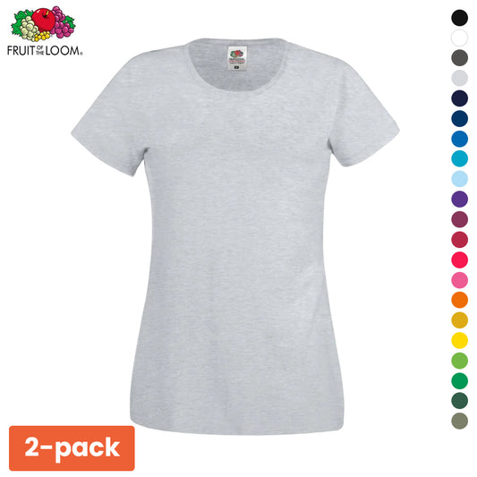 2-Pack Dames T-Shirts – Comfort en Stijl in Één