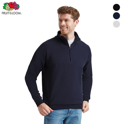 Fruit of the Loom Classic Zip Neck Sweater