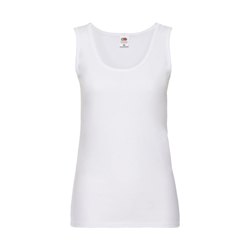Fruit of the Loom 3-pack Dames Tanktop - Wit en Zwart
