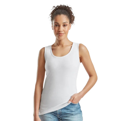 Fruit of the Loom 3-pack Dames Tanktop - Wit en Zwart