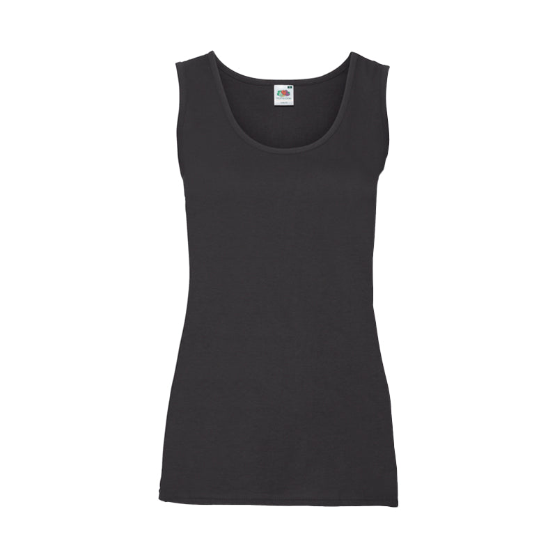 Fruit of the Loom 3-pack Dames Tanktop - Wit en Zwart