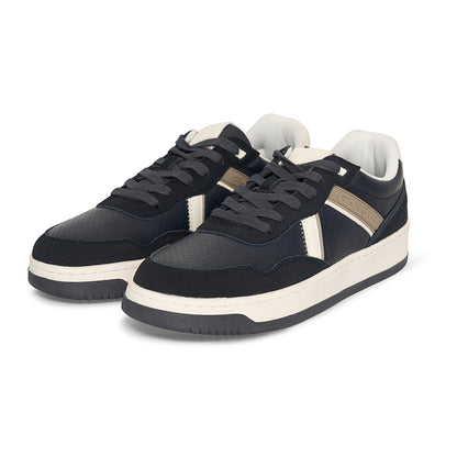 Hakuna Herensneakers – Leer/Suède in Navy of Sand