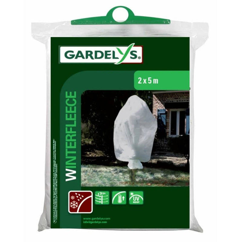 Gardelys Wintervlies voor Planten – Beschermdoek tegen Vorst – 2 x 5 of 2 x 10 Meter