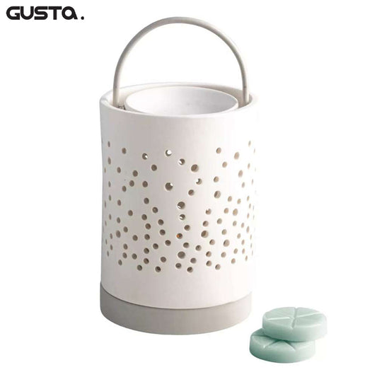 Waxbrander – Wit – Ø10 x 19,5 cm – Inclusief 2 Waxmelts