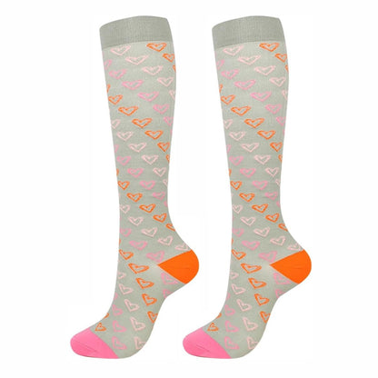 Happy Compressiesokken – Compressiekousen met Print voor Dames & Heren