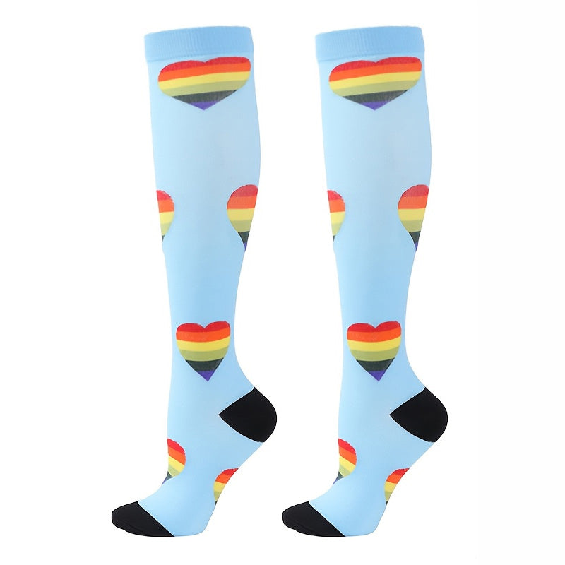 Happy Compressiesokken – Compressiekousen met Print voor Dames & Heren
