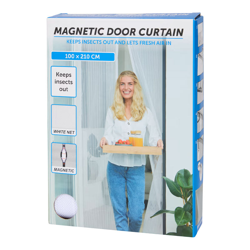 Magnetisch Insectengordijn – Anti Insecten Hor voor Deur 100 x 210 cm