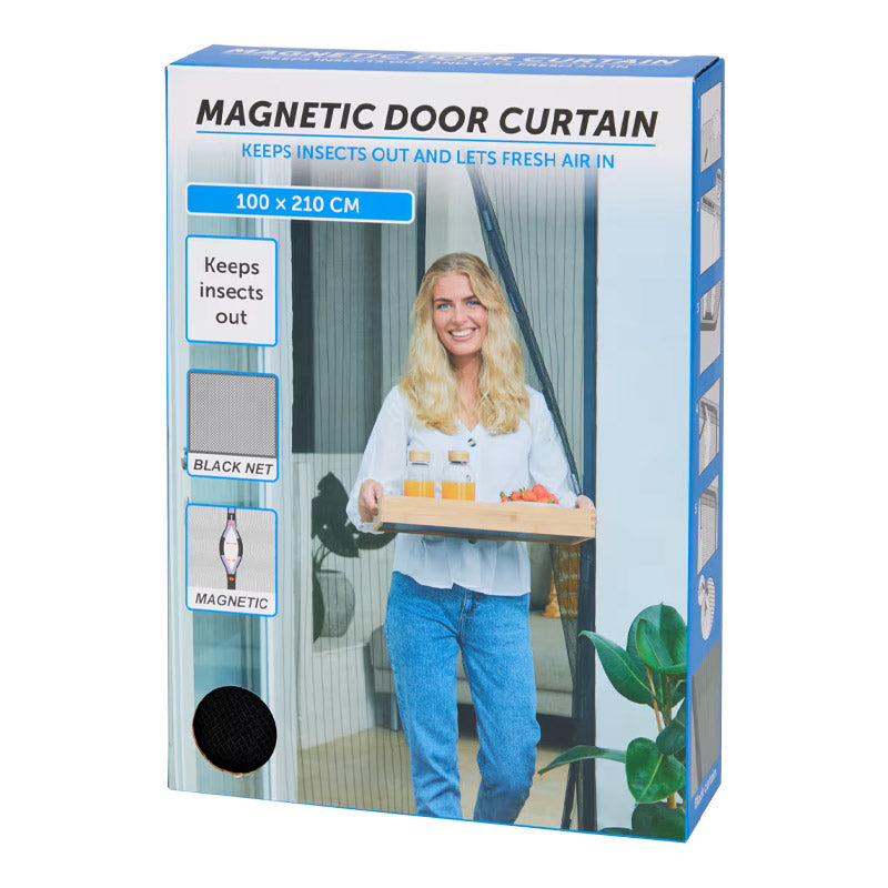 Magnetisch Insectengordijn – Anti Insecten Hor voor Deur 100 x 210 cm