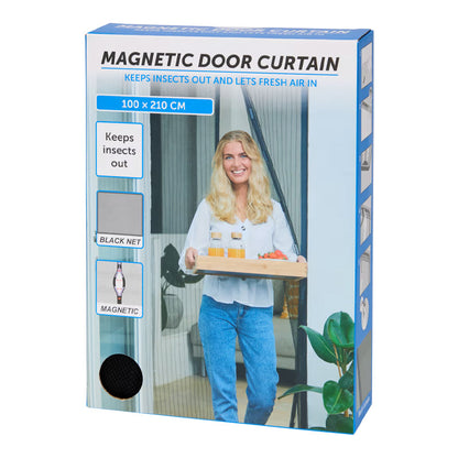 Magnetisch Insectengordijn – Anti Insecten Hor voor Deur 100 x 210 cm