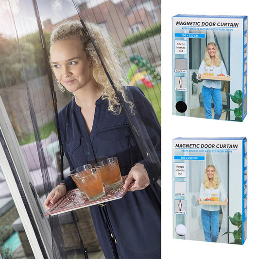 Magnetisch Insectengordijn – Anti Insecten Hor voor Deur 100 x 210 cm
