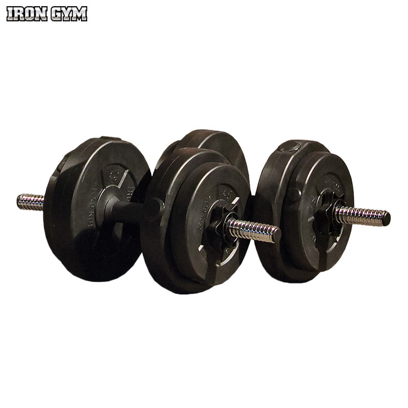 Iron Gym Verstelbare Dumbbell Set – 2 x 7,5 kg Halterset voor Thuis Fitness