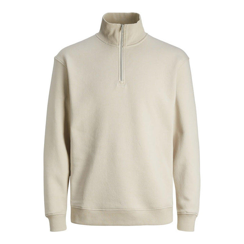 JACK & JONES Brody Sweat Half Zip – Heren Sweater met Rits – 3 Kleuren