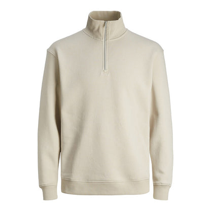 JACK & JONES Brody Sweat Half Zip – Heren Sweater met Rits – 3 Kleuren