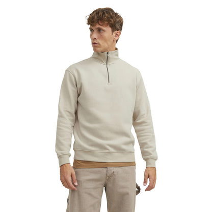 JACK & JONES Brody Sweat Half Zip – Heren Sweater met Rits – 3 Kleuren