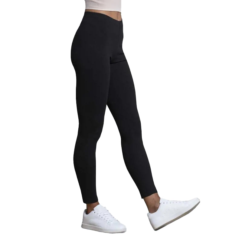 JHK Lady Leggings Dames – Slim Fit Stretch Legging Zwart