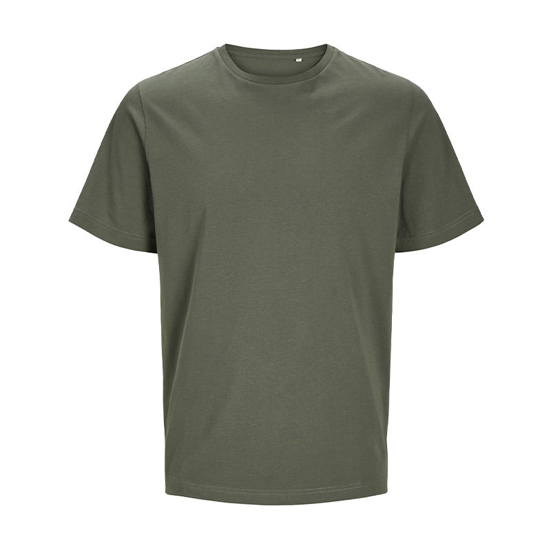 Jack & Jones Produkt Canvas T-shirt – Comfortabel Basic Shirt van Biologisch Katoen