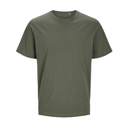 Jack & Jones Produkt Canvas T-shirt – Comfortabel Basic Shirt van Biologisch Katoen