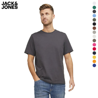 Jack & Jones Produkt Canvas T-shirt – Comfortabel Basic Shirt van Biologisch Katoen