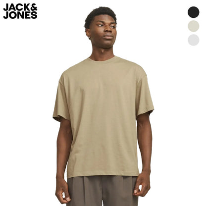 JACK&JONES Brody Tee R-Neck – Heren T-Shirt Relaxed Fit van 100% Katoen
