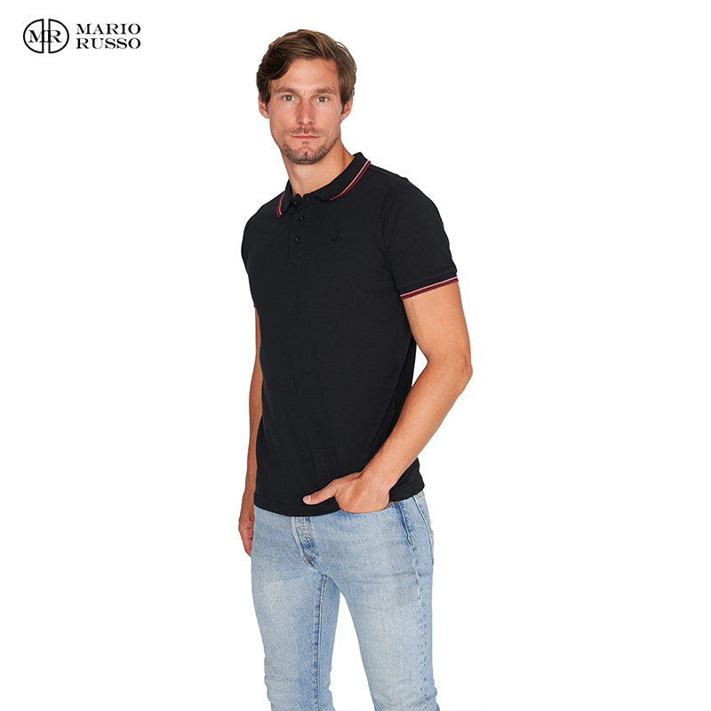  Modieuze Katoenen Polo’s – Black - Geheime Deals