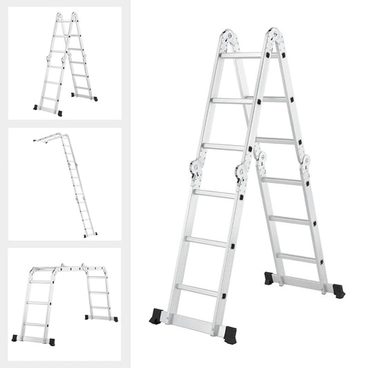 Vouwladder 3,4 Meter – Multifunctioneel & Veilig Werken op Hoogte