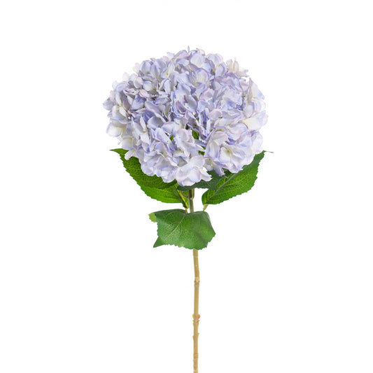 Kunst Hortensia XL – 93 cm – Blauw – Luxe Sfeermaker voor Binnen