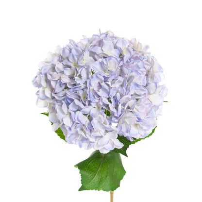 Kunst Hortensia XL – 93 cm – Blauw – Luxe Sfeermaker voor Binnen