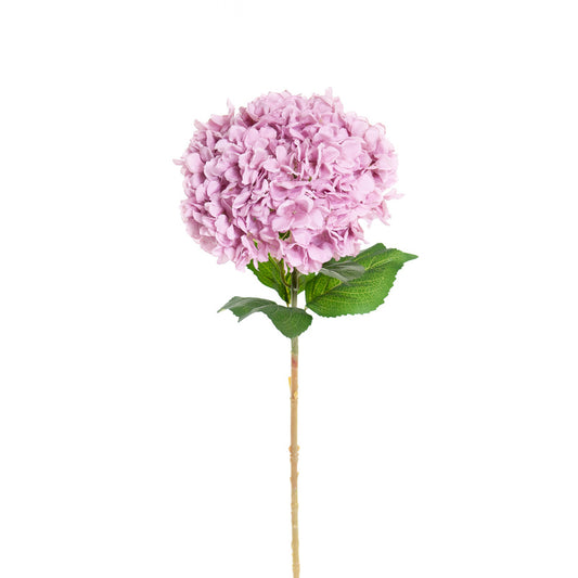 Kunst Hortensia XL - Paars - 93 cm - Luxe Kunstbloem