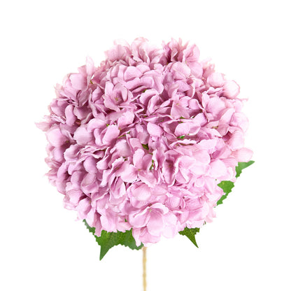 Kunst Hortensia XL - Paars - 93 cm - Luxe Kunstbloem