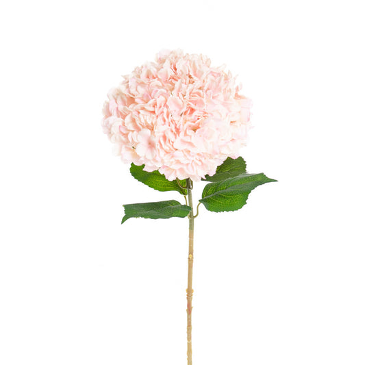 Kunst Hortensia XL - Roze - 93 cm - Luxe Kunstbloem