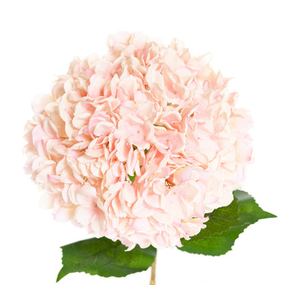 Kunst Hortensia XL - Roze - 93 cm - Luxe Kunstbloem