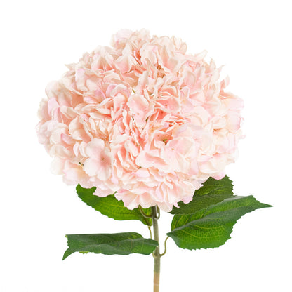 Kunst Hortensia XL - Roze - 93 cm - Luxe Kunstbloem