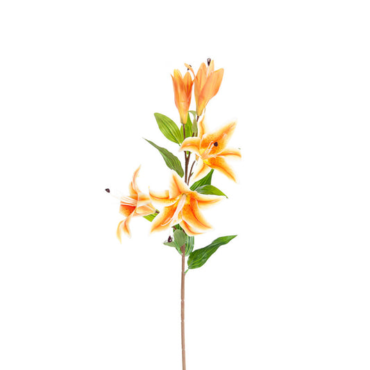 Kunstlelie 85 cm – Oranje