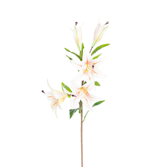 Kunstlelie 85 cm – Wit Roze Geel