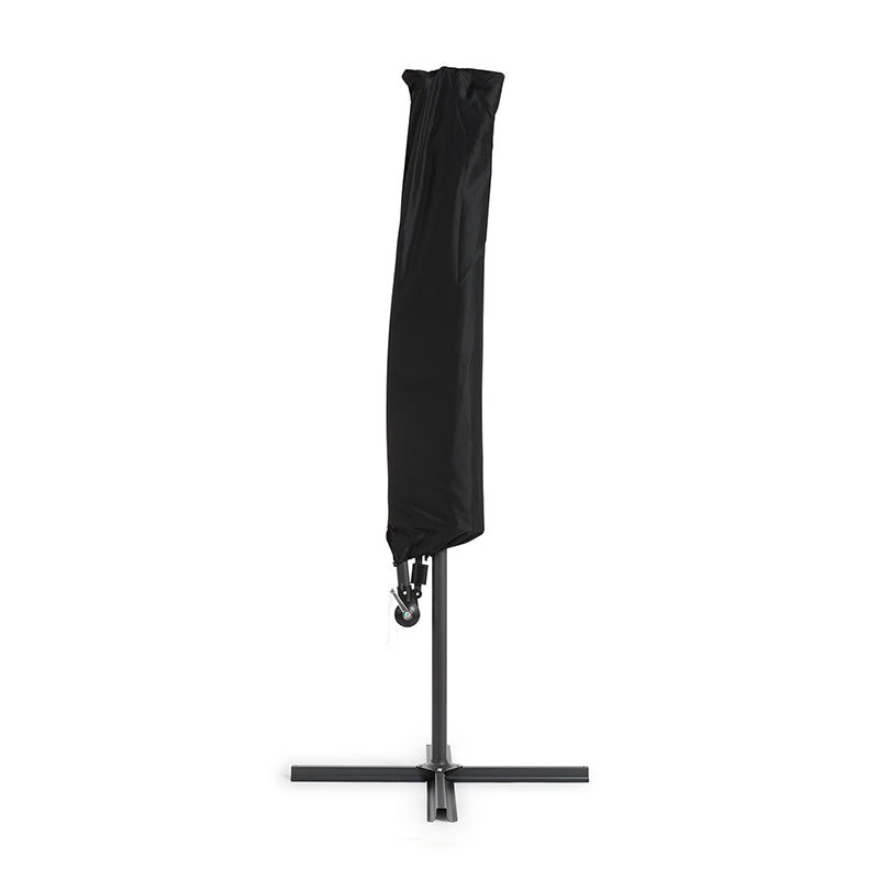 Hangende Parasol met LED Verlichting – Incl. Hoes – Antraciet