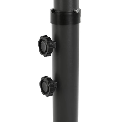 Hangende Parasol met LED Verlichting – Incl. Hoes – Antraciet