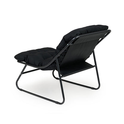 Lounge Stoel met Voetenbank – Comfortabele Relaxstoel voor Binnen & Buiten
