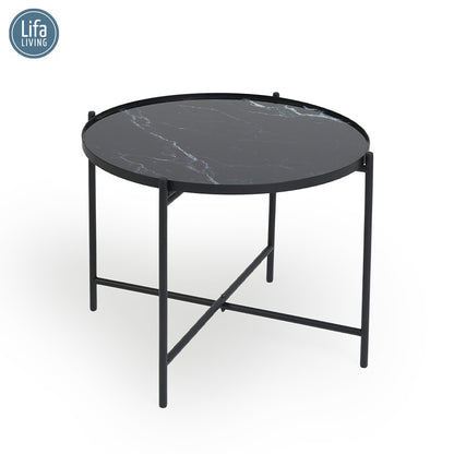 Marmerlook Tafel Xavier – 38 cm & 48 cm