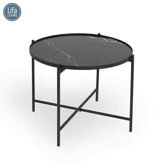 Marmerlook Tafel Xavier – 38 cm & 48 cm