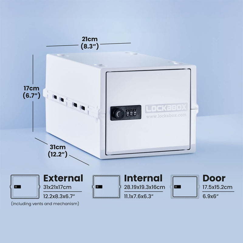 Afsluitbare Medicijnkast | Opbergbox met Cijferslot