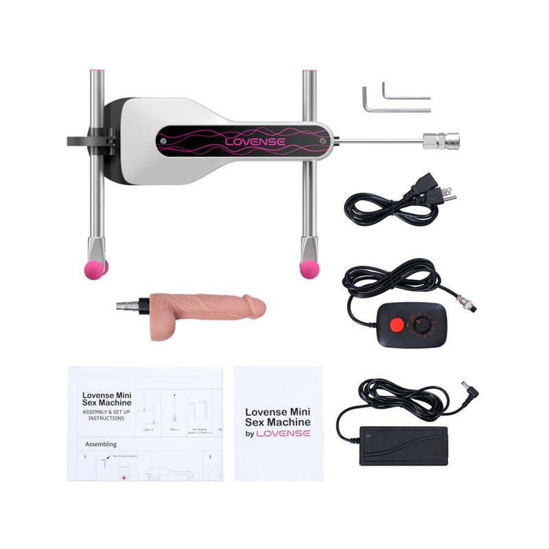 Lovense Mini Sex Machine – Compacte Automatische Stuwmachine Wit