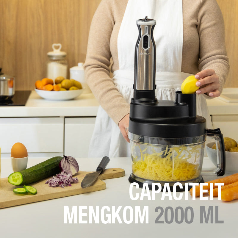 MPM Complete Keukenmachine Accessoires – Zwart