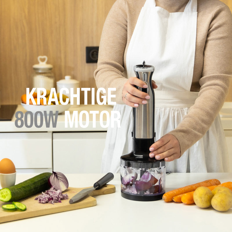 MPM Complete Keukenmachine Accessoires – Zwart