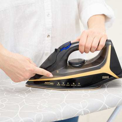Draadloos Stoomstrijkijzer 2600W – Krachtig, Comfortabel en Volledige Bewegingsvrijheid