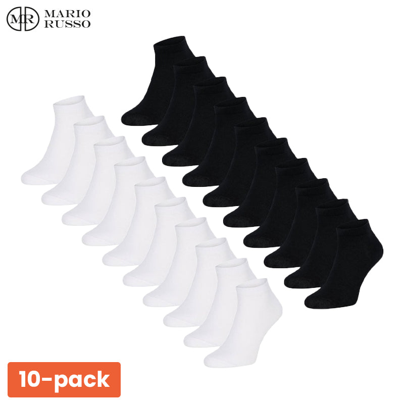 Mario Russo 10-Pack Sneaker Sokken