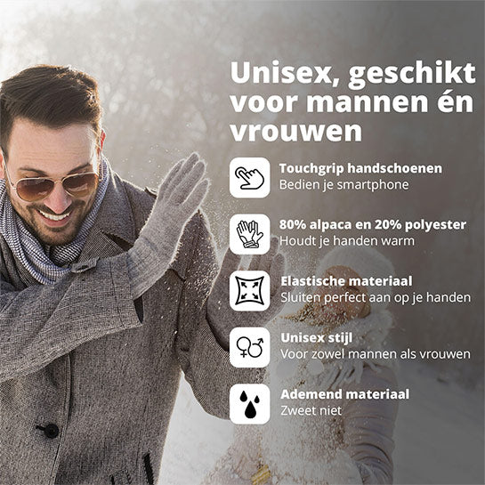 Unisex TouchGrip Winterhandschoenen – Comfort en Technologie voor de Koude Maanden