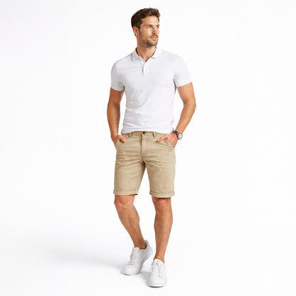 Mario Russo Jog Shorts Vittorio – Comfortabele Heren Shorts voor Zomer en Vrije Tijd