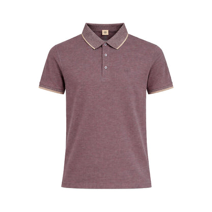 Mario Russo Polo Alessio Button-Up – Heren Polo van 100% Katoen met Tijdloze Stijl