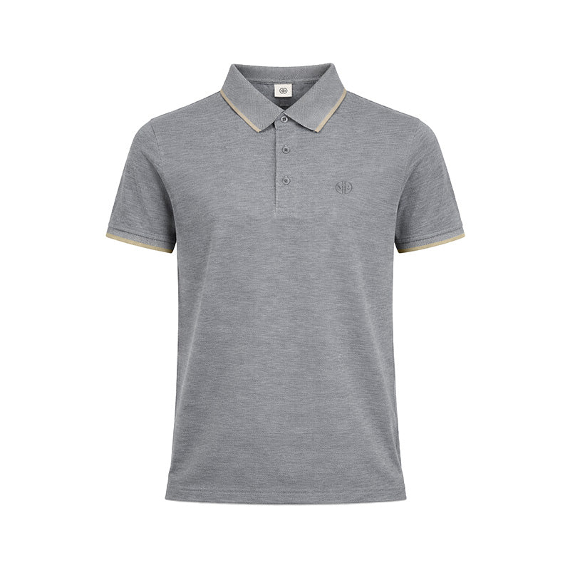 Mario Russo Polo Alessio Button-Up – Heren Polo van 100% Katoen met Tijdloze Stijl
