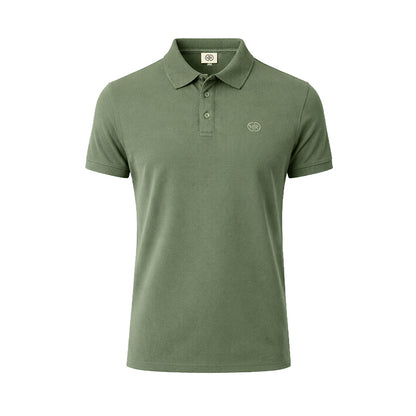 Mario Russo Polo Vittorio Button-Up – Heren Polo van 100% Katoen met Stijlvolle Knoopsluiting